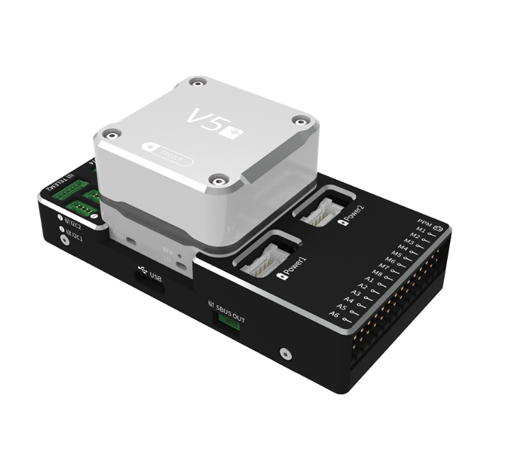 CUAV V5+ flight controller with NEO 3 GPS3